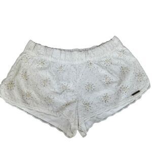 Abercrombie & Fitch Women's Jewel-embellished Lace Shorts size S